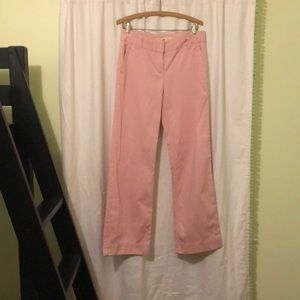 J-Crew Classic Wide Leg Twill Pink Kahki’s